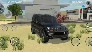 Indian Vehicle Game Scorpio S11 Black 🖤 Off-roading Scorpio S11 classic 