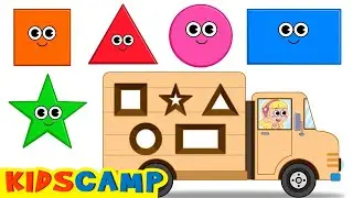🌈 Best Learning Videos for Toddlers | Learn Colors And Shapes for Kids with Wooden Truck Toy