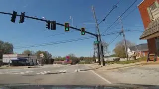 Driving through Carnesville, Georgia