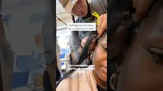 Black girl gets her hair done in a Japanese 🇯🇵 salon