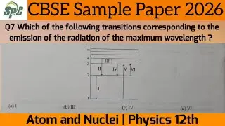Q7 Which of the following transition corresponding to the emission of the radiation of the maximum w