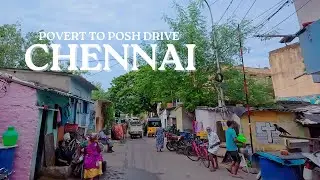 Chennai Poverty to Posh Drive | RA Puram [4K]