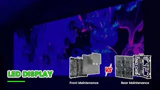 The difference between the front & rear maintenance LED viedo wall | TOP DANCE LED Display