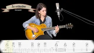 La solitudine Tuto guitar (Laura Pausini) words and chords