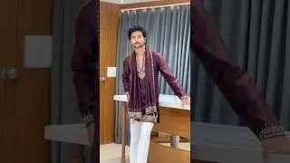 Mirror & Zardoai Handwork Kurta, Pent & Duppata ✨ | Groom Wear | MAYUR Designer #indianattire #kurta