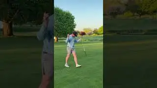 A sad story of catching it thin 😔 #golf #golfswing