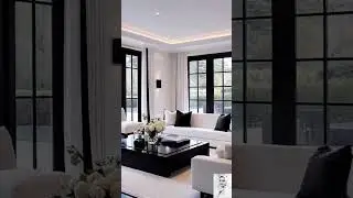 🖤🤍🖤🤍🖤🤍🖤 #black #white #interior #bestinterior #simple #elegance #home #shorts #trend #minimalist