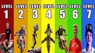 The 7 Levels of Motocross Rider Explained In Detail