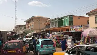 24TH December 2020 LIVE From ASANTE MAMPONG in The ASHANTI Region || WALKING TOUR || Ghana PART 1