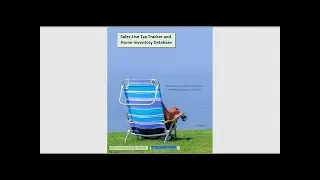 (1 of 8) How to Install the Sales and Use Tax Tracker (and Home Inventory) Database