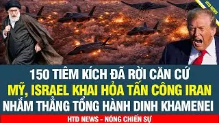 BREAKING NEWS! 150 fighter jets are on combat readiness; the US and Israel open fire on Iran. Kha...
