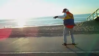 powerslide pivot, pop shove it at the beach in @afr-letics.com heru vest. tell em I sent you