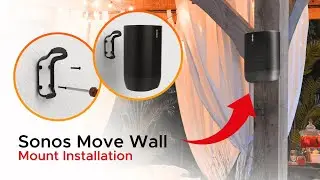How To Fix Your Soundbass MOVE Wall Mount Bracket To The Wall And Speaker Installation