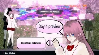 Darkverse mod - day 4 gameplay preview | Yandere simulator mod