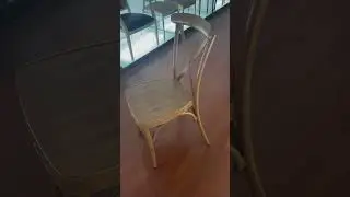 Cross back chair