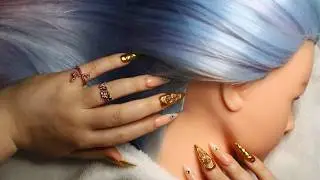 ASMR Hairline Tracing & Neck Scratching ✨ Pt.2 Ocean Sounds