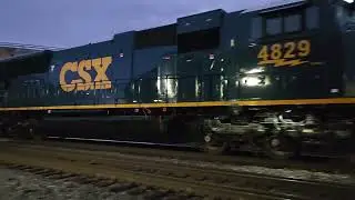 Kids, We have a CSX Meetup at the Amtrak Station With Shiny DPU! #railfanning