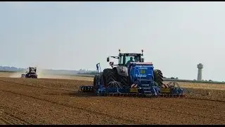 Ploughing and Seeding with QUADTRAC 600 & FENDT 939 Black Beauty