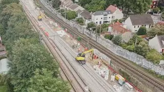 D&eacute;viation des voies du RER B - projet LGV Massy-Valenton