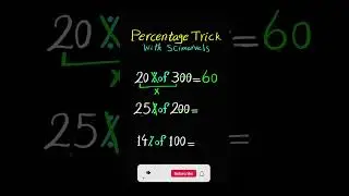 Turn Percentages Into Multiplication &mdash; Just Flip and Multiply! 🔥 #mathtrick #quickmath