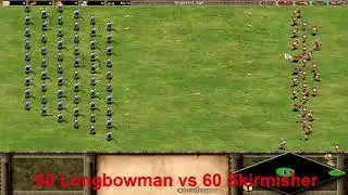 Age of Empires 2 - Skirmisher vs Longbowman ( Britons )