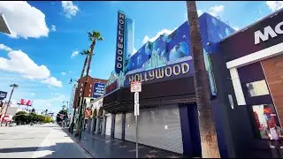 Hollywood Blvd Completely Closed From Corona Virus