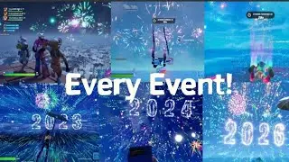 Every Fortnite new years event I have watched (2020-2026)