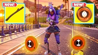 RAVEN vs ALL NEW MYTHIC WEAPONS ( NEW! FORTNITE Chapter 7 Season 1 )