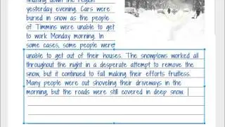 How to Write a News Report in the OSSLT