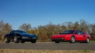 1989 Ferrari Mondial T vs 1990 Chevrolet Corvette ZR1
