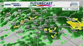 FORECAST: Cloudy, cool, and wet this week through Wednesday night