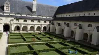 Fontevraud-l'Abbaye Cloister at Fontevraud Abbey 2014