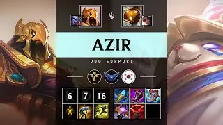 Azir Support vs Bard - KR Diamond Patch 25.10