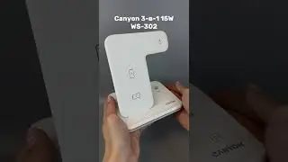 Беспроводное зарядное устройство Canyon 3-в-1 15W WS-302 - Мобильные Штучки.