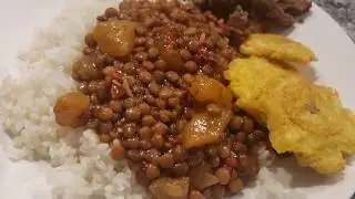 Lentajas Guisadas con Papas