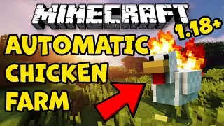 ★ Minecraft Automatic Chicken Farm Tutorial 1.18.1