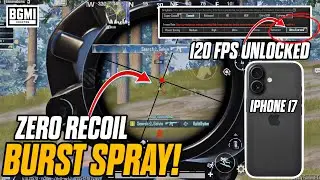 iPhone 17 + 120 FPS = God Level Burst Spray! 💀 BGMI 4.2 Best Sensitivity | Gelvin Bgmi