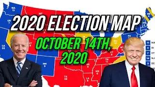 2020 Electoral Map Prediction - October 14th, 2020
