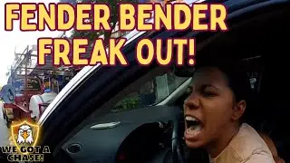 Woman Goes Crazy Over A Fender Bender