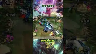 TFT Set 9 Zeri 3 Star VS Tristana 4 Star
