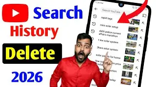youtube search history delete | youtube history delete problem 2026 | delete youtube saerch history