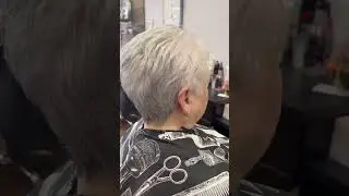 Razor Cut using a carving comb styled W/Aquage transforming paste.