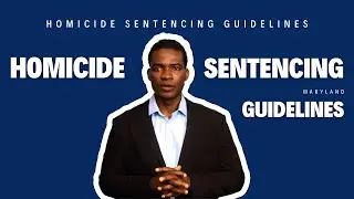 AI Explains Maryland Homicide Law Part 6 - Sentencing Guidelines