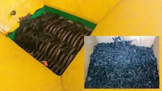 SHRED TEST - Rubber Flash - H-10 Shredding System | CM Shredders