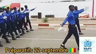 D&eacute;fil&eacute;s des  Pr&eacute;paratifs du 22 Septembre , f&ecirc;te de l'ind&eacute;pendance du Mali 🇲🇱
