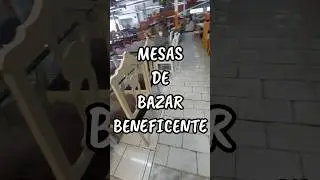 MESAS de Brech&oacute; - Mesas interessantes que achei na visita do Bazar Mercatudo, Bazar de S&atilde;o Paulo