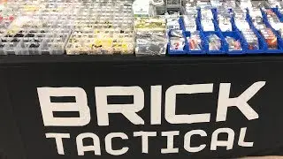 BrickCon Seattle 2019 BrickTactical Vendor Table - Custom LEGO Minifigs and Weapons!