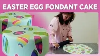 Easter Egg Fondant Cake