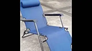 Portable 2 in 1 Folding Chair & Bed &ndash; Recliner, Sleeping Lounge, Perfect for Camping & Relaxation