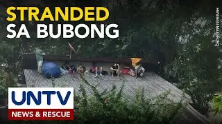 Ilang residente sa Tuao, Cagayan, stranded sa bubong ng mga bahay dahil sa pag-apaw ng Cagayan River